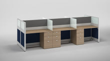 Load image into Gallery viewer, cubicle panel workstation telemarketing call center stations