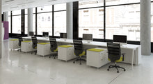 Load image into Gallery viewer, workstations low credenza benching open plan collaborative workspaces