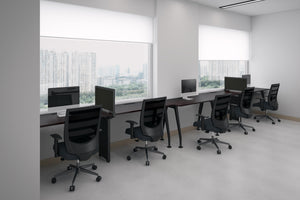 workstations windows ergonomic task chairs