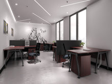 Load image into Gallery viewer, collaborative office space modern design workstations