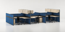 Load image into Gallery viewer, open plan workstations laminate overheads panels cubicles modern office furniture