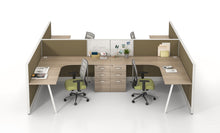 Load image into Gallery viewer, collaborative team workstation cubicle modern office desk