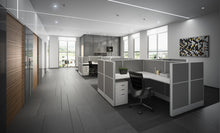 Load image into Gallery viewer, cubicles modern office desks panels open plan workstations