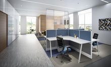 Load image into Gallery viewer, modern workstations open office plan panels ergonomic computer chair