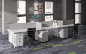 benching stations pedestals screens task chairs