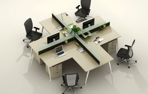 modern workstations open office plan panels ergonomic computer chair